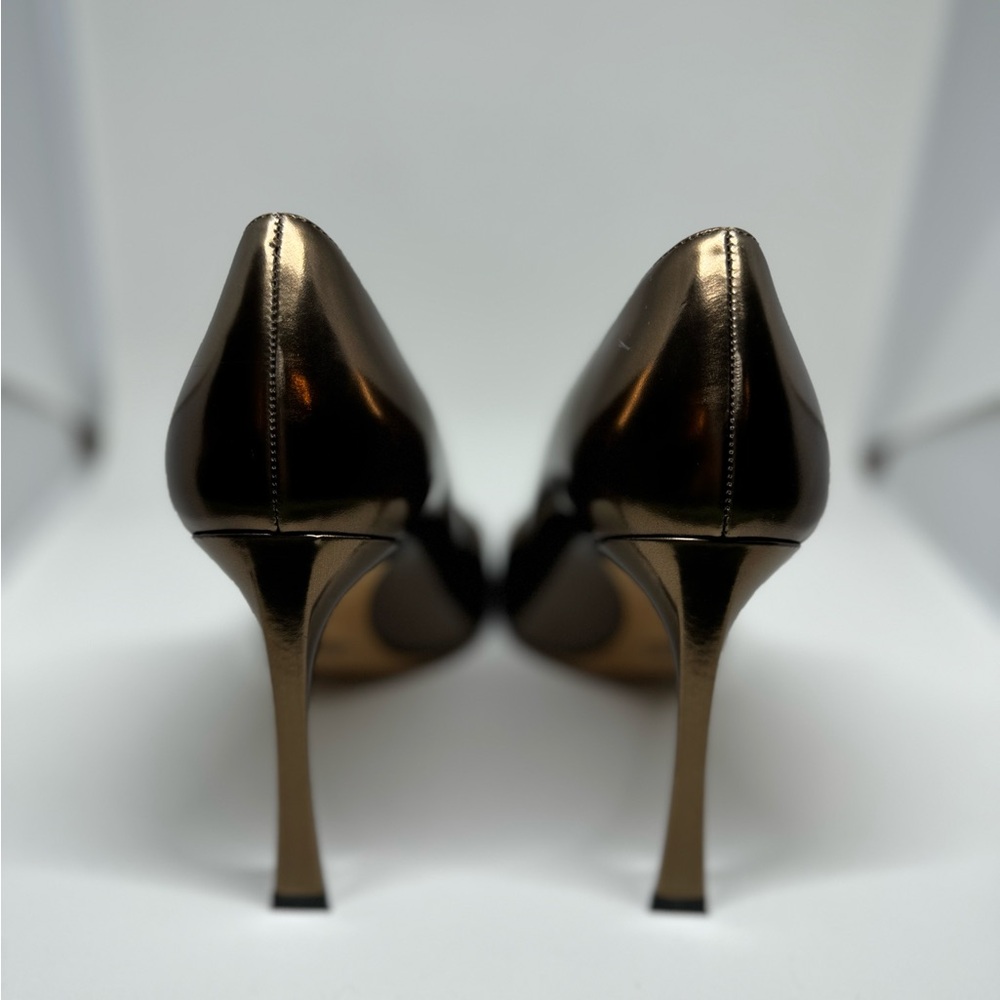 Christian Dior Pointed Toe Slip on Pumps size size 38, Bronz color - Picture 3 of 4